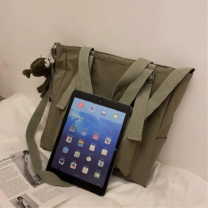 Waterproof Nylon Handbags Shoulder Bags High Capacity Female Crossbody Bags Casual Women Messenger Tote Shopping Bag Schoolbag