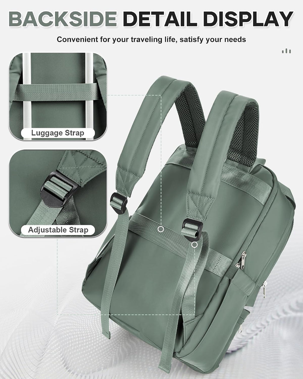Small Travel Backpack for Women Men Personal Item Travel Bag Carry on Backpack for Travel Carry on Luggage