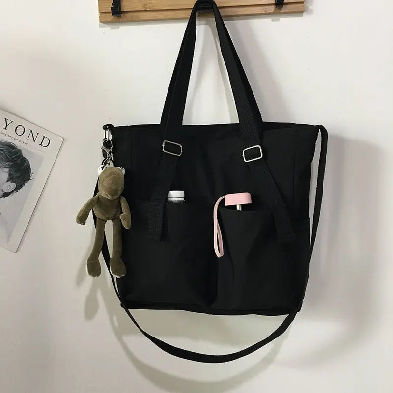 Waterproof Nylon Handbags Shoulder Bags High Capacity Female Crossbody Bags Casual Women Messenger Tote Shopping Bag Schoolbag