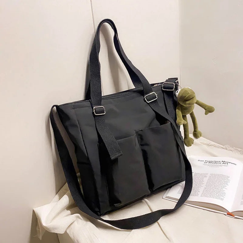 Waterproof Nylon Handbags Shoulder Bags High Capacity Female Crossbody Bags Casual Women Messenger Tote Shopping Bag Schoolbag