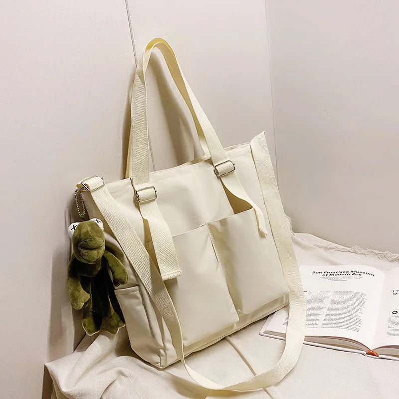 Waterproof Nylon Handbags Shoulder Bags High Capacity Female Crossbody Bags Casual Women Messenger Tote Shopping Bag Schoolbag