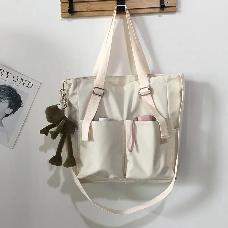 Waterproof Nylon Handbags Shoulder Bags High Capacity Female Crossbody Bags Casual Women Messenger Tote Shopping Bag Schoolbag