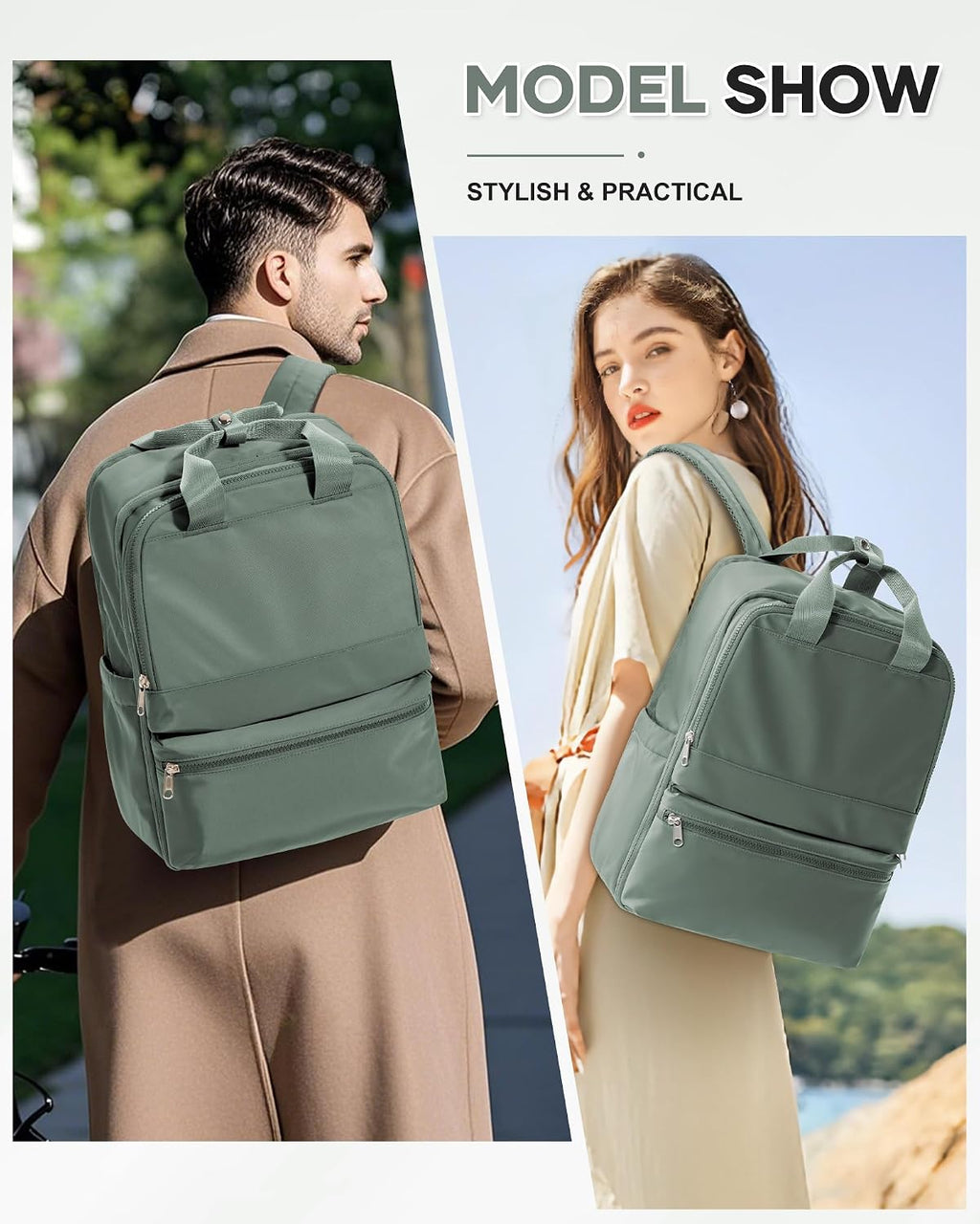 Small Travel Backpack for Women Men Personal Item Travel Bag Carry on Backpack for Travel Carry on Luggage